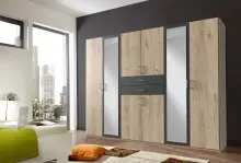 Kleiderschrank >Drugi II< in  - 270x208x58cm (BxHxT)