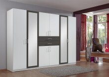 Kleiderschrank >Drugi II< in  - 270x208x58cm (BxHxT)