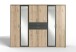 Kleiderschrank >Drugi II< in Artisan Eiche Graphit - 270x208x58cm (BxHxT)