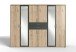 Kleiderschrank >Drugi II< in Artisan Eiche Graphit - 270x208x58cm (BxHxT)