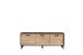TV-Board >Artona< in Artisan-Eiche, Schwarz - 186x67,9x39,3cm (BxHxT)