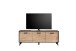 TV-Board >Artona< in Artisan-Eiche, Schwarz - 186x67,9x39,3cm (BxHxT)