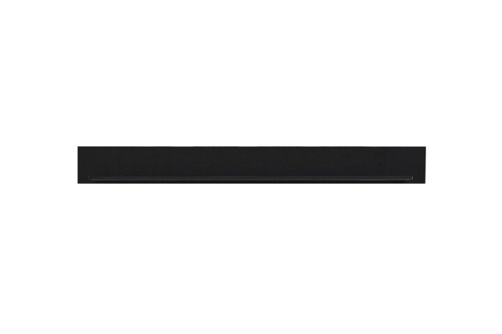 Wandboard >Artona< in Schwarz - 185,6x20x21,6cm (BxHxT)