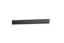 Wandboard >Artona< in Schwarz - 185,6x20x21,6cm (BxHxT)