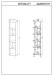 Wandregal >Artona< in Schwarz - 37,4x180,9x25,1cm (BxHxT)