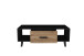 Couchtisch >Artona< in Artisan-Eiche, Schwarz - 125x46,6x65cm (BxHxT)