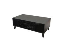 Couchtisch >Fina< in Marmor-Schwarz, Schwarz -...