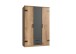 Kleiderschrank >Cheston< in Plankeneiche - 135x198x58cm (BxHxT)