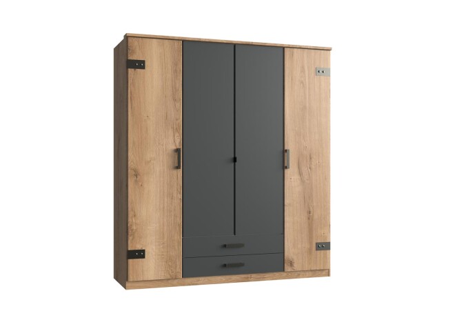 Schwebetürenschrank >Lothar< in Plankeneiche 379,95 (BxHxT), 135x198x64cm € 