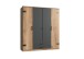 Kleiderschrank >Cheston< in Plankeneiche - 180x198x58cm (BxHxT)