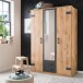 Kleiderschrank >Cheston< in Plankeneiche - 135x198x58cm (BxHxT)