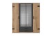 Kleiderschrank >Cheston< in Plankeneiche - 180x198x58cm (BxHxT)