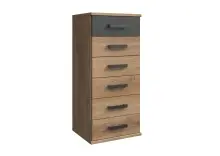Kommode >Cheston< in Plankeneiche - 46x103x40cm...