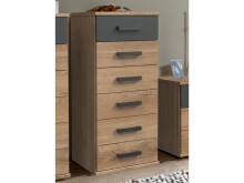 Kommode >Cheston< in Plankeneiche - 46x103x40cm (BxHxT)