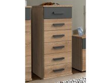Kommode >Cheston< in Plankeneiche - 46x103x40cm (BxHxT)