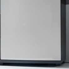 Highboard >Gate< in Weiss/Grau - 160x117x41,6cm (BxHxT)