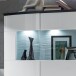 Highboard >Gate< in Weiss/Grau - 160x117x41,6cm (BxHxT)