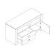 TV-Board >Hartfort< in Asteiche, Wildeiche - 127,6x60,7x46,8cm (BxHxT)
