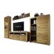 Vitrine >Hartfort< in Asteiche, Wildeiche - 95,7x140,7x37,2cm (BxHxT)