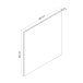 Wandspiegel >Liro< in Spiegelglas, Artisan-Eiche - 80x80x1,6cm (BxHxT)