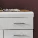 Kommode >Liro< in Weiß, Artisan-Eiche - 80x90x31,6cm (BxHxT)
