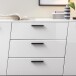 Sideboard >Media< in Weiß, Schwarz - 160x80x43,6cm (BxHxT)