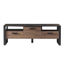 TV-Board >Nordi< in Okapi-Nuss, Schwarz -...