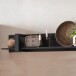 Wandboard >Nordi< in Schwarz - 150x25x23,8cm (BxHxT)