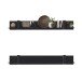 Wandboard >Nordi< in Schwarz - 150x25x23,8cm (BxHxT)
