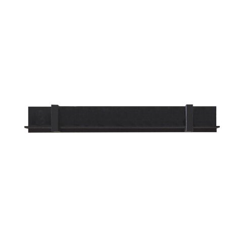 Wandboard >Nordi< in Schwarz - 180x25x23,8cm (BxHxT)