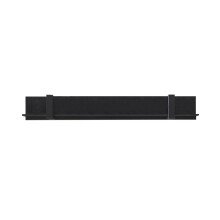 Wandboard >Nordi< in Schwarz - 180x25x23,8cm (BxHxT)