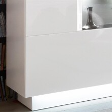 Sideboard >Sensis< in Weiß, Hochglanz-Weiß - 160x85x43cm (BxHxT)
