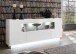 Sideboard >Sensis< in Weiß, Hochglanz-Weiß - 160x85x43cm (BxHxT)