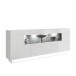 Sideboard >Sensis< in Weiß, Hochglanz-Weiß - 160x85x43cm (BxHxT)