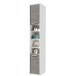 Seitenschrank >Sunset< in Beton/Weiss - 33x185,6x33cm (BxHxT)