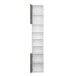 Seitenschrank >Sunset< in Beton/Weiss - 33x185,6x33cm (BxHxT)
