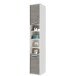 Seitenschrank >Sunset< in Beton/Weiss - 33x185,6x33cm (BxHxT)