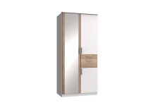 Kleiderschrank >Kalindi I< in Weiß...