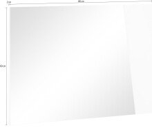 Wandspiegel >Viterbo< in Schiefer Nachbildung - 80x60x2cm (BxHxT)