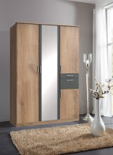 Kleiderschrank >Kalindi II< in  - 135x198x58cm (BxHxT)