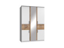 Kleiderschrank >Kalindi III< in Weiß...