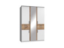 Kleiderschrank >Kalindi III< in Weiß...