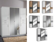 Kleiderschrank >Kalindi IV< in  - 180x198x58cm (BxHxT)