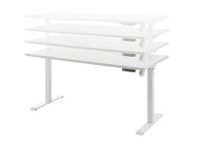 Schreibtisch >Tolentino< in Weiß - 160x72x77cm (BxHxT)