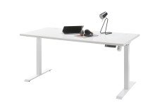 Schreibtisch >Tolentino< in Weiß - 160x72x77cm (BxHxT)