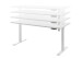 Schreibtisch >Tolentino< in Weiß - 160x72x77cm (BxHxT)