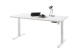 Schreibtisch >Tolentino< in Weiß - 160x72x77cm (BxHxT)