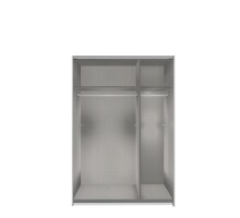 Schwebetürenschrank >Harv< in Graphit - 135x198x65cm (BxHxT)