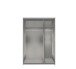 Schwebetürenschrank >Harv< in Graphit - 135x198x65cm (BxHxT)