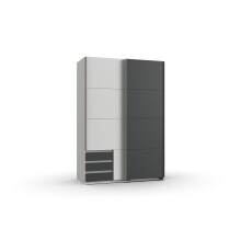 Schwebetürenschrank >Eugenio< in  - 135x198x64cm (BxHxT)